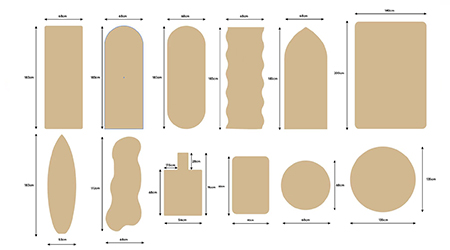 Custom Yoga Mat Shape and Sizes